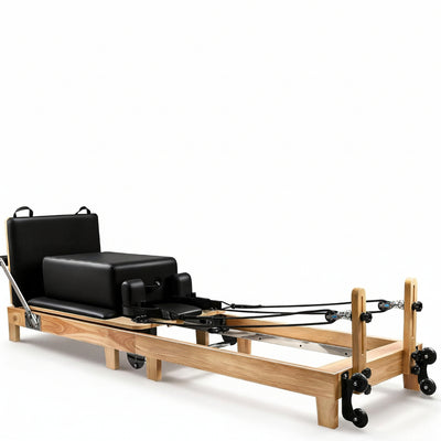 94.5" Pilates Reformer,Reformer Pilates Machine with 5 Springs, Quick-Assembly Studio Grade Pilates Reformer Machine, Pilates Equipment with Sitting Box, Jump Board for Home Use & Studio 7A5