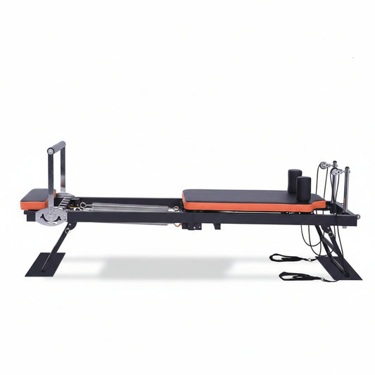 Pilates Reformer, Foldable Pilates Machine & Equipment for Home Use and Gym Workout, Suitable for Advanced and Beginners Users, up to 250 Lbs Weight Capacity